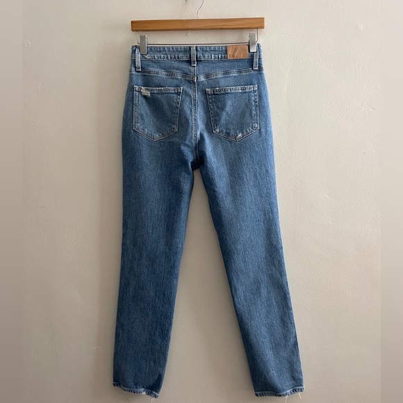 Paige Sarah Slim Capulet Destructed Jeans, Size 27 - Picture 9 of 16